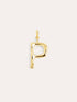 Charm Letter XL Gold plating - P