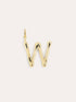 Charm Letter XL Gold plating - W
