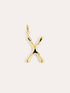 Charm Letter XL Gold plating - X