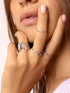 Ring Customized Letter Signet - P