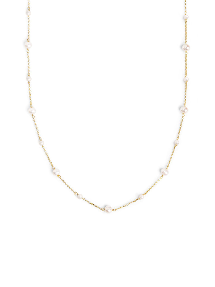 Necklace Pearl & Pearls - Gold plating
