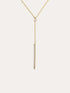 Necklace Y Stick - Gold plating