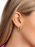 Carmen M Gold Hoop Earrings