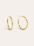 Earrings Aro Lake - Gold plating