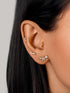 Earring Freesia Spark - Gold plating