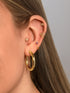 Boucles d'oreilles pendantes Sophie Lavande en or