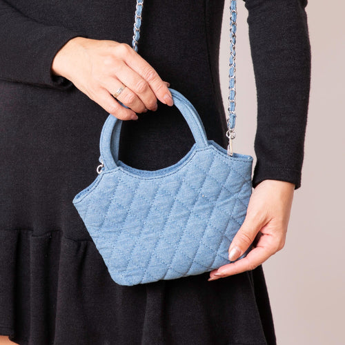 Tasche Denim Baini - Blau