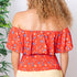 Blouse Treco Flowers - Red