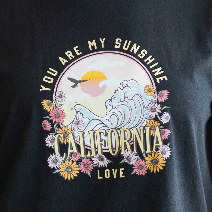 T-shirt Californie - Noir