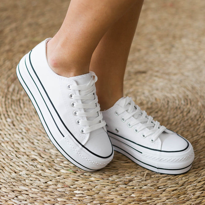 Sneakers Clever  - White/Black