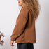 Embroide - Sweat-shirt brun aphelpate