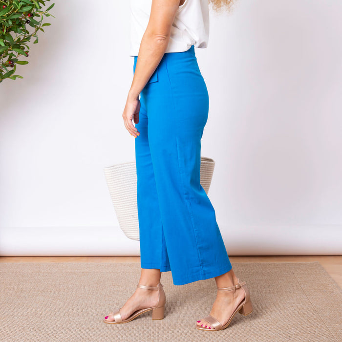 Linen Galit - Pantaloni blu