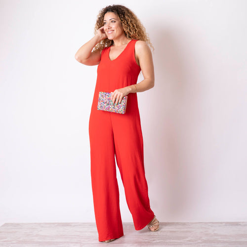 Mateo Jumpsuit - Red