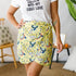 Treron Print Skirt - Yellow