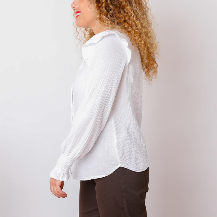 Shirt Pulove - White